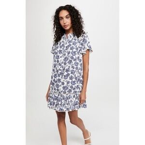 Rebecca Minkoff Natalia dress blue and white XS